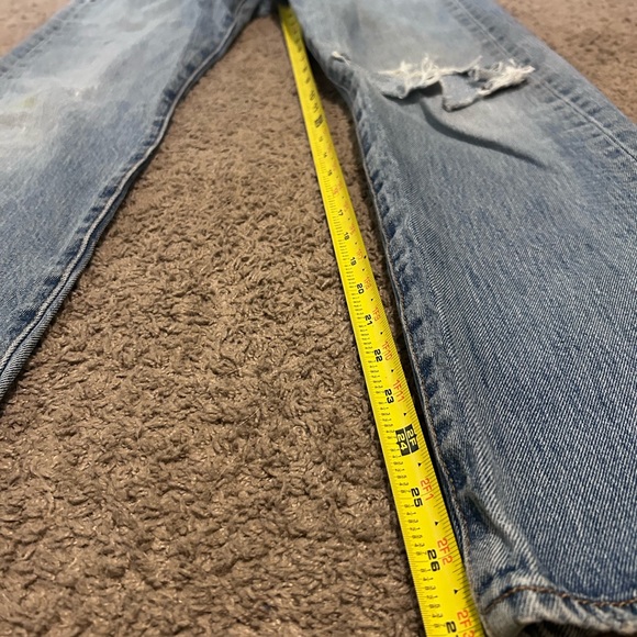 Vintage Levi’s 501 WPL 423 Button Fly Blue Light Wash Jeans Men Women Sz W30 L30 - Picture 9 of 13